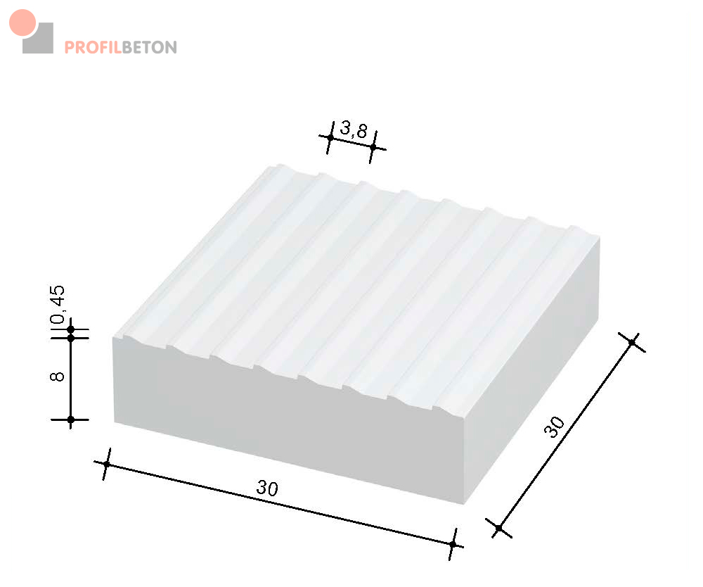 Kasseler Schuppenplatte von Profilbeton